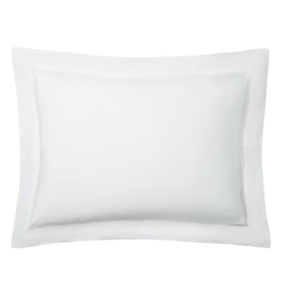Ralph Lauren Organic Cotton Palmer Standard Sham, Tux‎ White - NEW